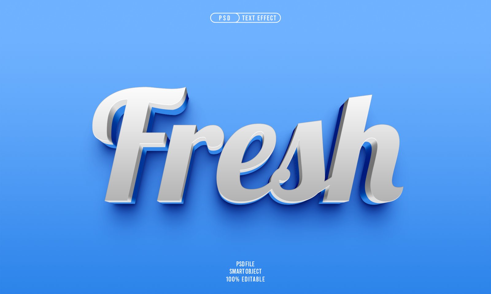 fresh-3d-editable-text-effect preview