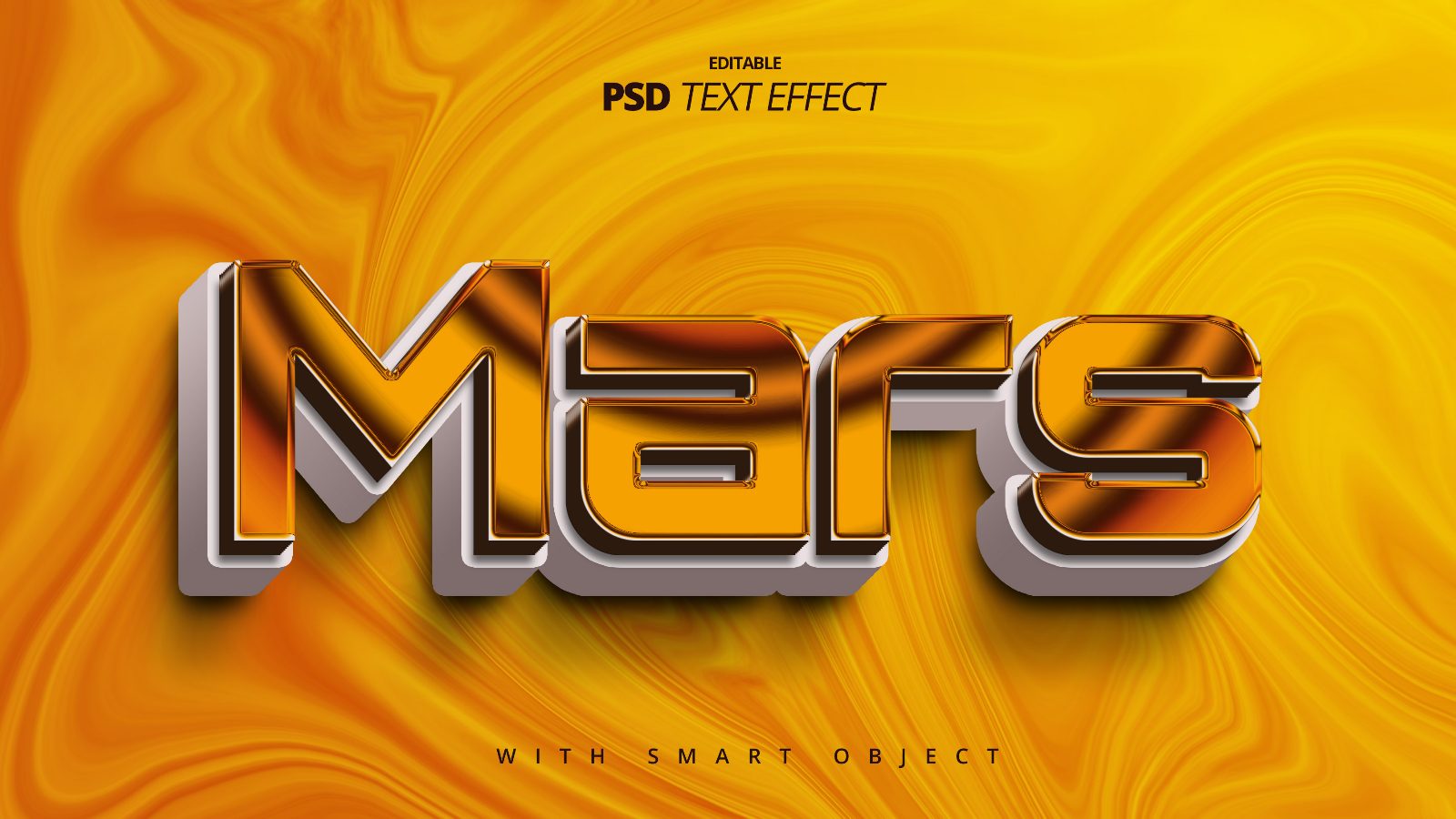 3d-orange-mars-planet-text-effect preview