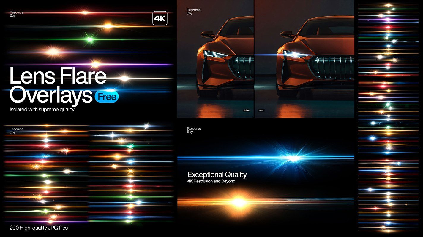205 Lens Flare Overlays by Resourceboy preview