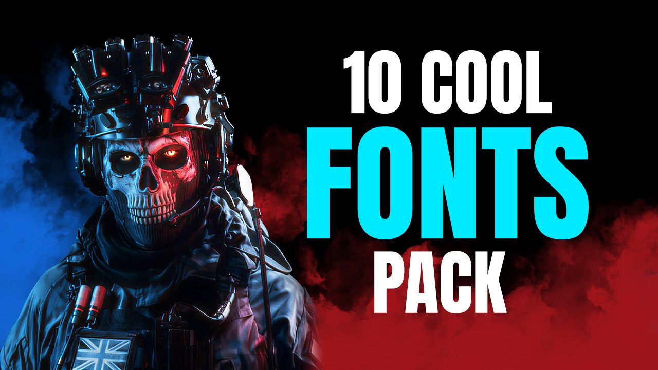 10 Cool Font Pack preview