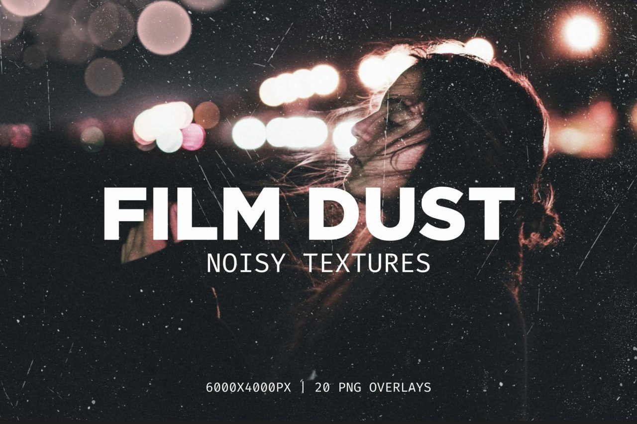 20_ Film Dust Grainy Texture Overlays preview