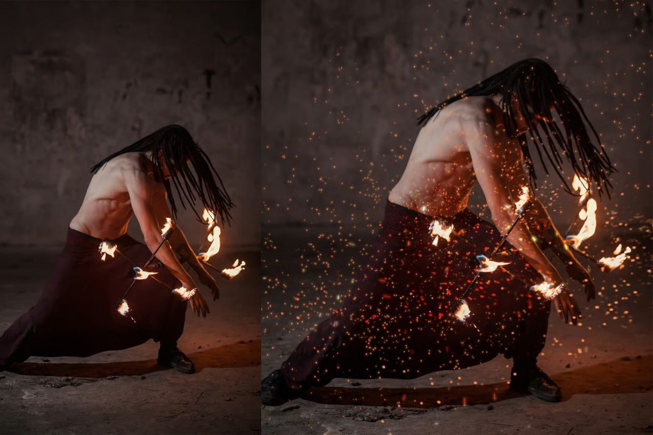 Sparks Photoshop Brushes preview