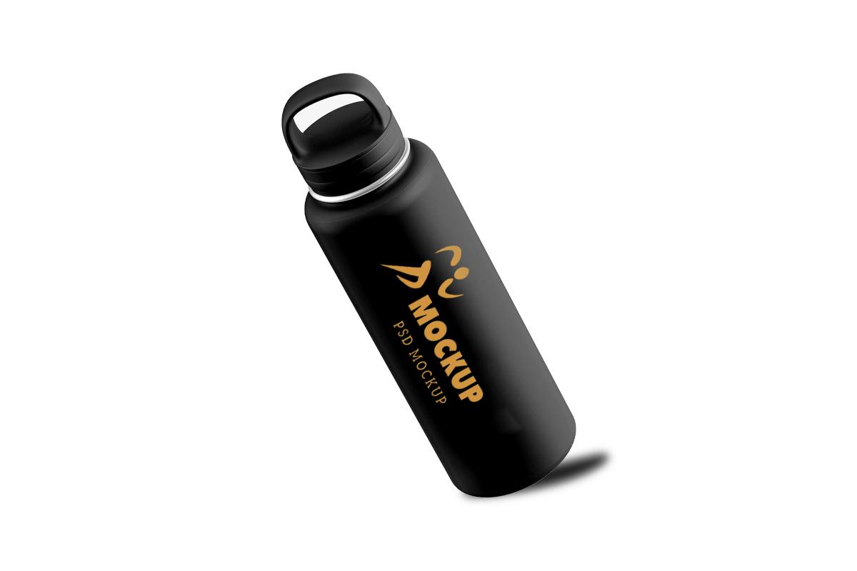 Black-bottle-mockup preview