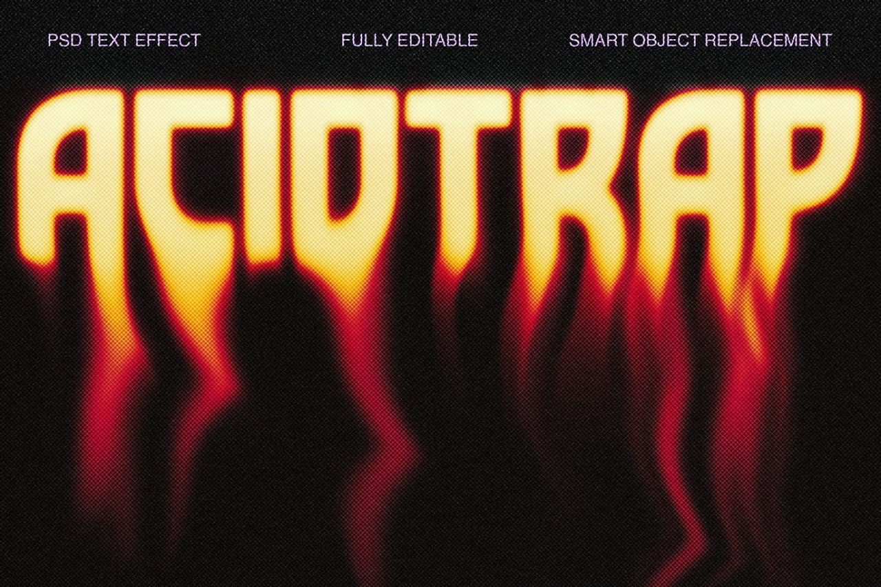 Melting - Distorted Glitch Text Effect preview