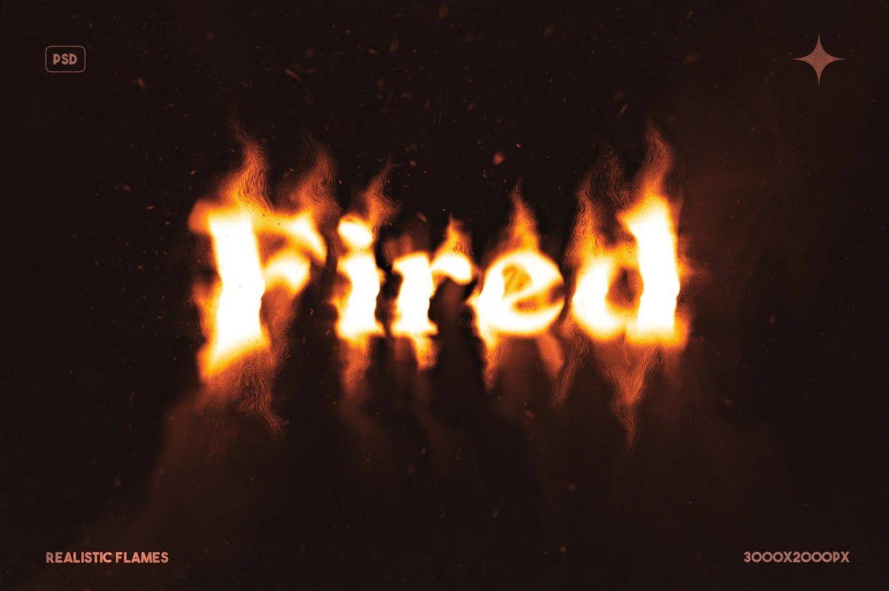 Burning Editable Text Effect