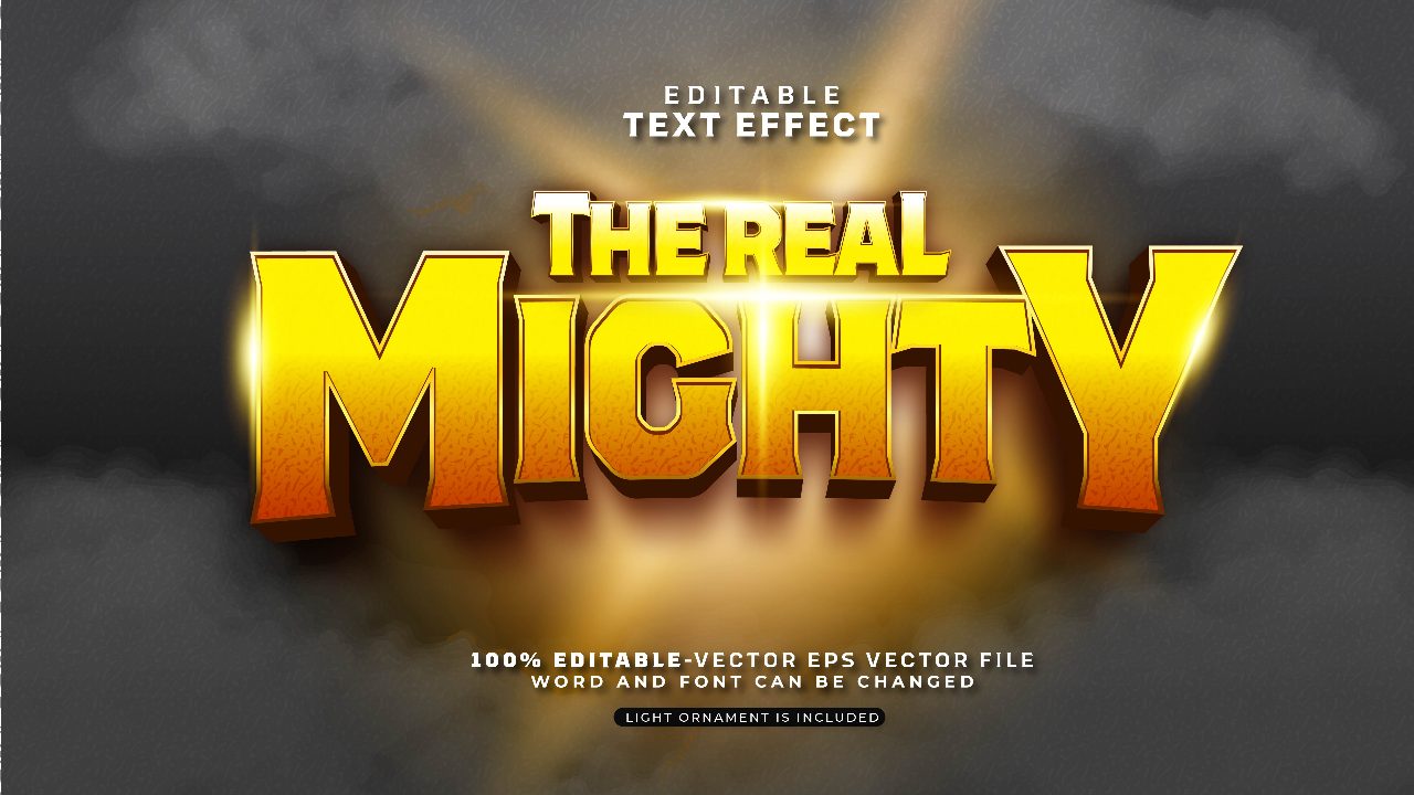 editable-real-mighty-text-effect