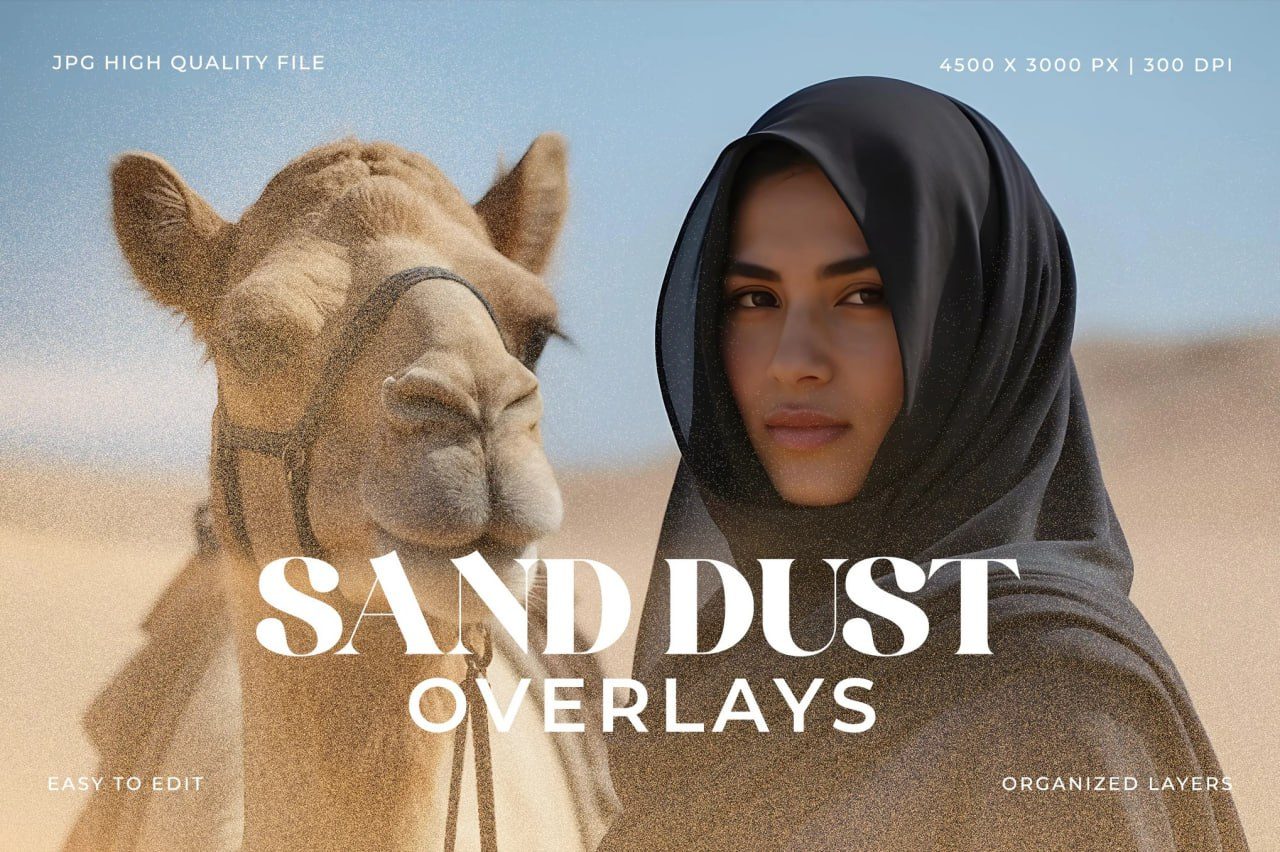 10 Sand Dust Overlays