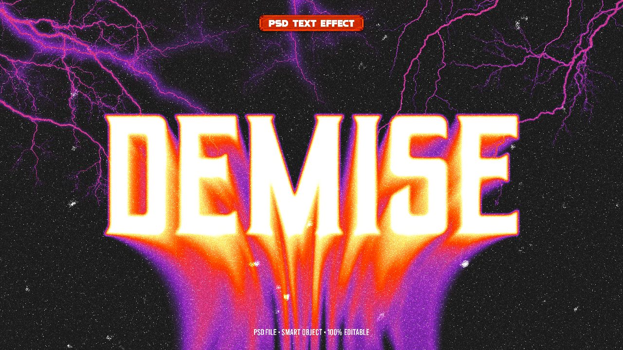 demise-3d-editable-text-effect
