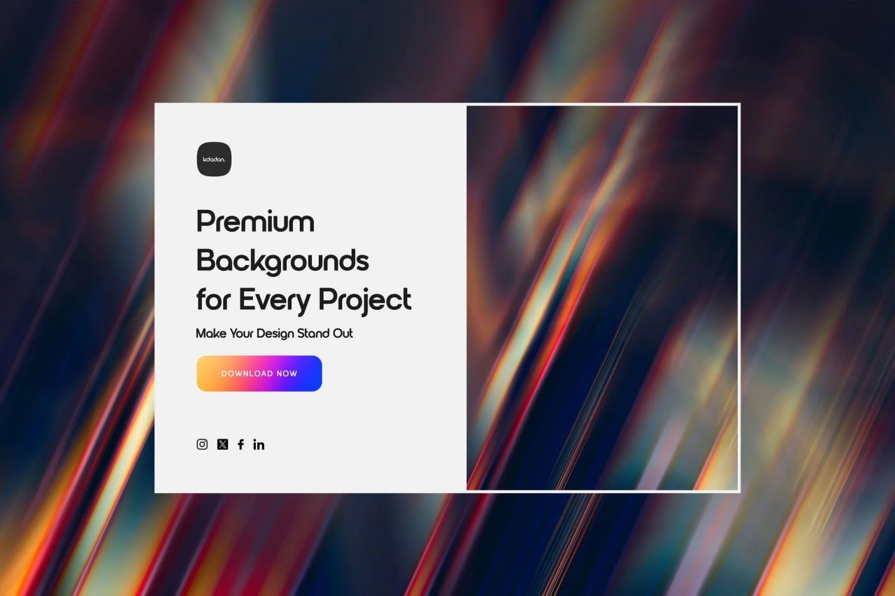 Gradient Abstract Background Set