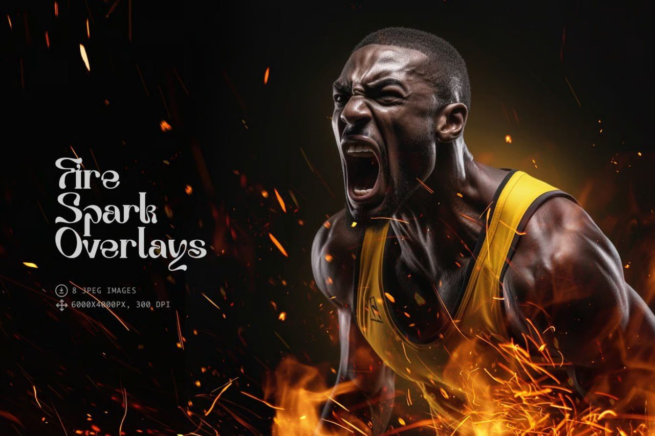 Fire Spark Overlays – Cinematic Flame