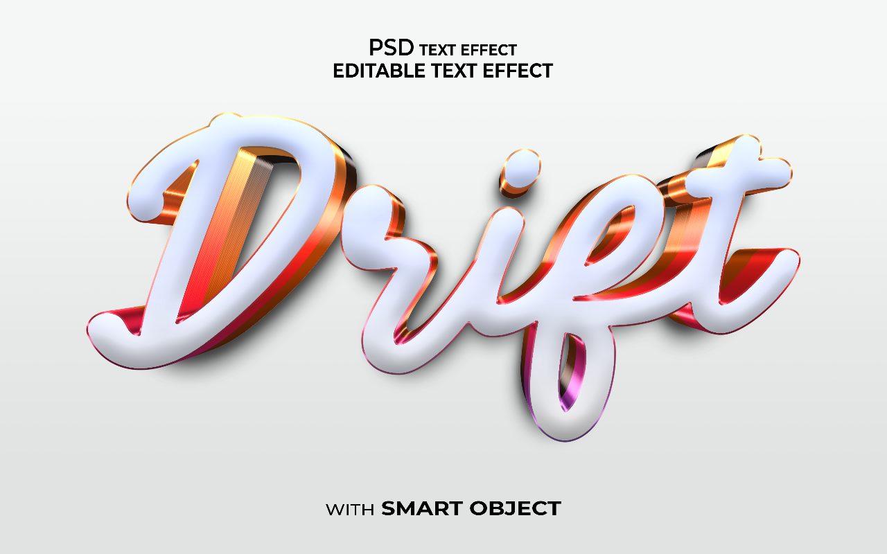 drift-text-effect-3d-style-mockup-3d